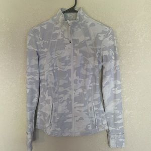 Lululemon gray camouflage track jacket